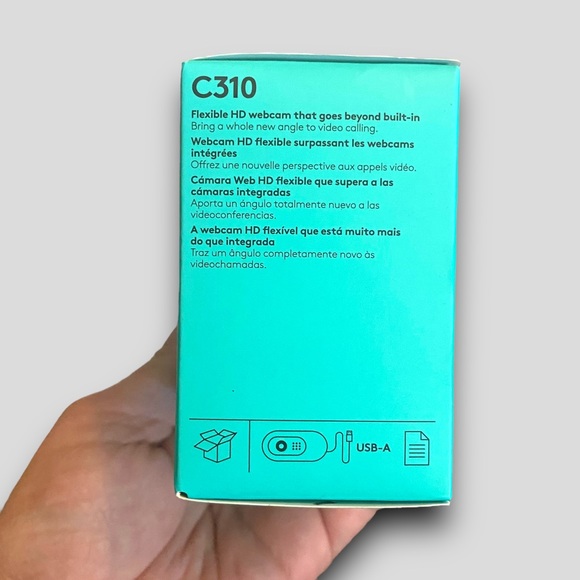 NWT Logitech C310 HD WEBCAM Essential HD 720p Video Calling - Picture 5 of 12